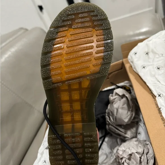 Dr. Martens Black Leather Women's Boots - 1460 Pascal - Picture 7 of 9